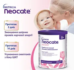 Функціональне дитяче харчування Nutricia Neocate для дітей з харчовою алергією від народження 400 - мініатюра 4