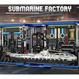 Конструктор Reobrix Submarine Factory 3D-книжка на полицю (66038) [160321] - мініатюра 7
