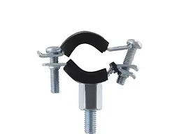 Хомут RAFTEC для кріплення труб, DN 20, 3/4", ф26-28 мм, гайка М8/10, (2шт.уп.) RHO-2628 - мініатюра 3