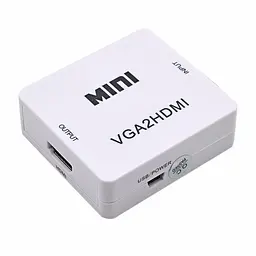 Конвертер перехідник відеосигналу VGA to HDMI + аудіо - мініатюра 3