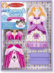 Магнітний набір Melissa&Doug Корони та сукні (MD9312) - мініатюра 4