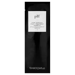 Безсульфатний шампунь для гладкості випрямленого волосся pH Laboratories PURE STRAIGHT 10 мл