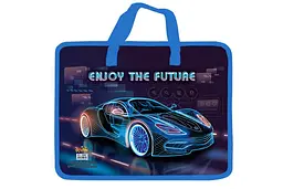 Тека пластикова з текстильними ручками Enjoy the Future, 14087