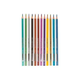 Олівці кольорові Cool For School Metallic 12 кольорів (CF15168)