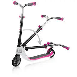 Самокат Globber Flow Foldable 125 білий з рожевим (473-162) - мініатюра 5