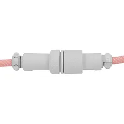 Кабель Keychron USB-A/USB-C > USB-C заряджання/синхронізації, 1.36м, Type-C, Coiled Aviator, рожевий - мініатюра 4