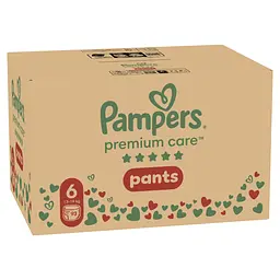 Підгузки Pampers трусики Pants Giant Розмір 6 (14-19 кг) 93 шт (8006540491010) - мініатюра 2