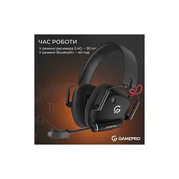 Навушники GamePro Genesis Mercury Pro 3-Mode Black (HSW120B) - мініатюра 10