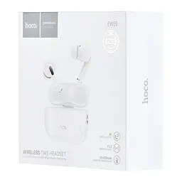 Навушники Hoco Bluetooth EW59 True wireless stereo headset білі - мініатюра 2