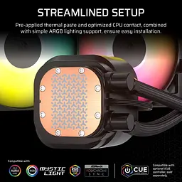 СВО Corsair NAUTILUS 360 RS ARGB Black (CW-9060093-WW) - мініатюра 12
