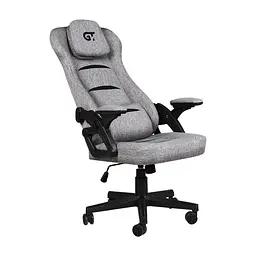 Крісло ігрове GT Racer X-5993-1 Gray (X-5993-1 Fabric Gray) - мініатюра 4
