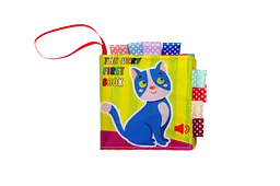 М’яка книжка-шурxотілка Книжковий хмарочос "Cat. The very first book"