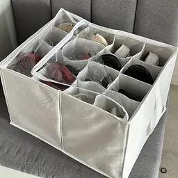 Органайзер-коробка ORGANIZE  для взуття на 8 пар до 44 розміру 43*35*29 см (білий) - мініатюра 2