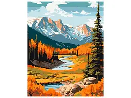 Картина за номерами Осінь в горах, ArtCraft (40Х50 СМ)