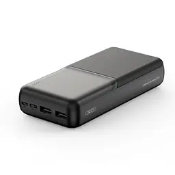 Універсальна мобільна батарея XO PR252 Lighted Mobile Power 20 000 mAh Чорний - мініатюра 4