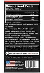 Йохімбін 30 капсул для підвищення лібідо та покращення сексуальної активності Force Factor - мініатюра 3