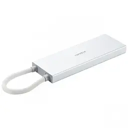 Мультипортовий адаптер Xiaomitype-c 5 in 1 Docking Station BHR6812CN White