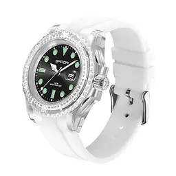 Чоловічий наручний годинник 9007 White-Black Sanda acs0030966 - мініатюра 2