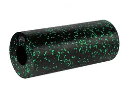 Масажний ролик (роллер) гладкий PowerPlay PP-4348 2 in 1 EPP Foam Roller Чорно/Зелений (33x14 см) (PP_4348_Green_(33*14)) - мініатюра 3