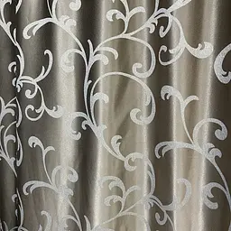 Жакардові штори кавового кольору з вензелем на тасьмі 2шт. 150х270 ALBO pbe0052391 - мініатюра 9