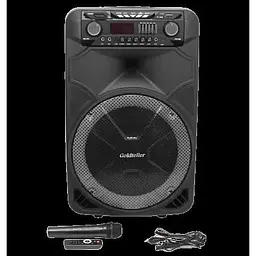 Портативна акустична система валіза Goldteller GT-6023 з функцією мікрофона USB/SD/FM/Bluetooth 80W чорна (GT-6023_5807) - мініатюра 4