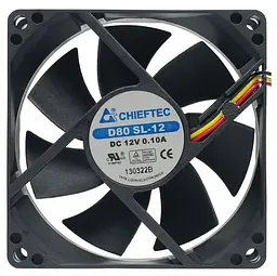 Вентилятор Chieftec Thermal Killer 80mm Black (AF-0825S) - мініатюра 2