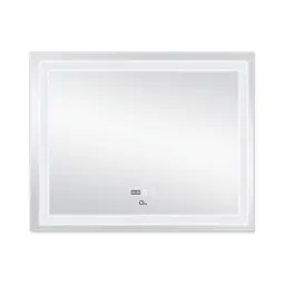 Дзеркало Qtap Mideya з антизапотіванням (DC-F614) 1000x800 QT2078F614W, Білий - мініатюра 3