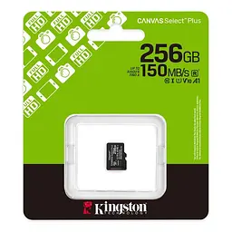 Карта пам'яті microSDXC (UHS-1) Kingston Canvas Select Plus Gen3 256Gb class 10 А1 (R-150MB/s) - мініатюра 2