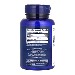 Амінокислота Life Extension L-Lysine 620 мг 100 капс - мініатюра 2