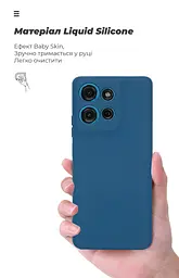 Чехол ArmorStandart ICON для Motorola G75 5G Camera cover Blue (ARM81622) - мініатюра 7