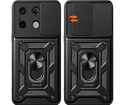 Панель BeCover Military для Poco X6 Black (711006) - мініатюра 2