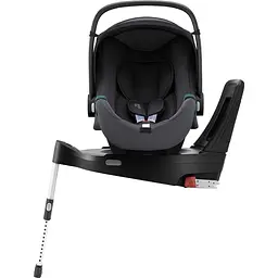 Автокрісло Britax Romer Baby-Safe 3 i-Size Midnight Grey, з платформою Flex Base, сіре (2000035083) - мініатюра 2