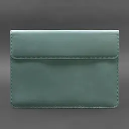 Шкіряний чохол-конверт BlankNote на магнітах для MacBook 13 Бірюзовий - мініатюра 4