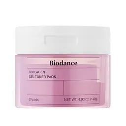 Колагенові гелеві педи Collagen Gel Toner Pads Biodance 60 шт