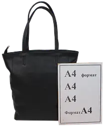 Жіноча сумка з натуральної шкіри, чорна Borsacomoda sum0028733 - мініатюра 9