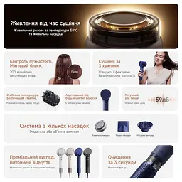 Фен Laifen NEO Special платиново-синій (1HD14-S-EU-PB-002) [174314] - мініатюра 2
