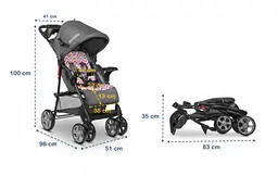 Прогулянкова коляска Lionelo Emma Plus Pink Scandi - мініатюра 6
