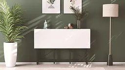 Стіл-книга трансформер Оріон 3 Ferrum-decor 750x1150x880 Чорний метал ДСП Біле 16 мм (FRD-105081) - мініатюра 11