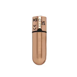 Віброкуля PowerBullet First-Class Bullet 2.5″ з Key Chain Pouch, Rose Gold, 9 режимів вібрації - мініатюра 4