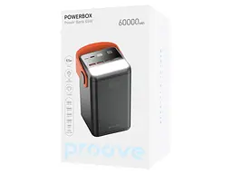 Зовнішній акумулятор (павербанк) Proove 60000mAh Powerbox 65W Black (PBPB65412201) - мініатюра 3