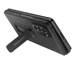 Чохол оригінальний з підставкою Aramid Standing Cover EF-XF916SBEFRU Samsung Galaxy Z Fold2 Black - мініатюра 5