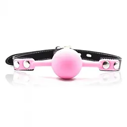 БДСМ кляп Knebel-Ball Gag + Block (rosa) Toyz4lovers 1-00904275 101715