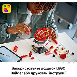 Конструктор LEGO Шолом Шарля Леклера з команди Scuderia Ferrari HP (43014) - мініатюра 13