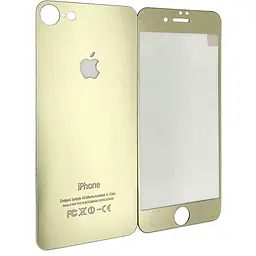 Захисне скло DK Mirror Full Glue back/face для Apple iPhone 7/8 gold