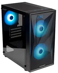 Корпус ProLogix E102 Tempered GlassMesh Black (E102) Без БП - мініатюра 2