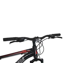Велосипед MTB2602-2, 26 дюймів, алюмінієва рама 13 Shimano 21SP чорно-червоний - мініатюра 8