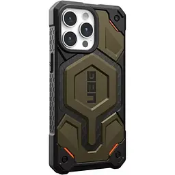 Чохол-накладка Urban Armor Gear Monarch Pro Magsafe для Apple iPhone 15 Pro Max Carbon Elemental Green (11422211427B) - мініатюра 5