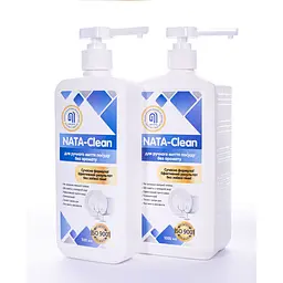 Засіб для ручного миття посуду Nata-Clean без аромату, з дозатором, 1000 мл - мініатюра 4
