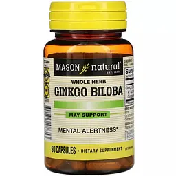 Гінкго білоба Mason Natural Ginkgo Biloba 90 капсул