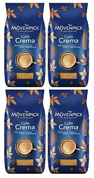 Кава в зернах Movenpick Caffe Crema 1кг 100% арабика 4 шт